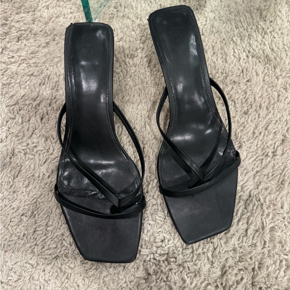 H&M strap kitten heel sandals